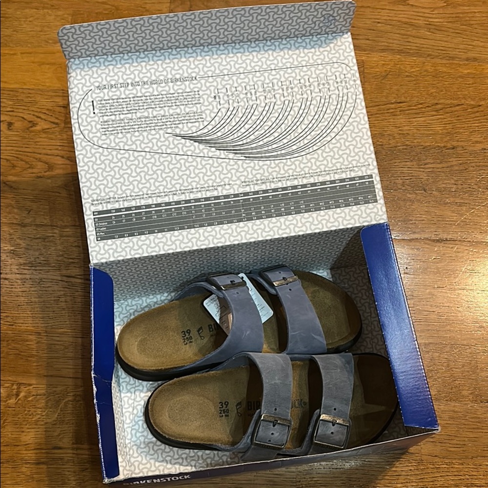 Birkenstock Blue Comfort Sandals with Adjustable Straps